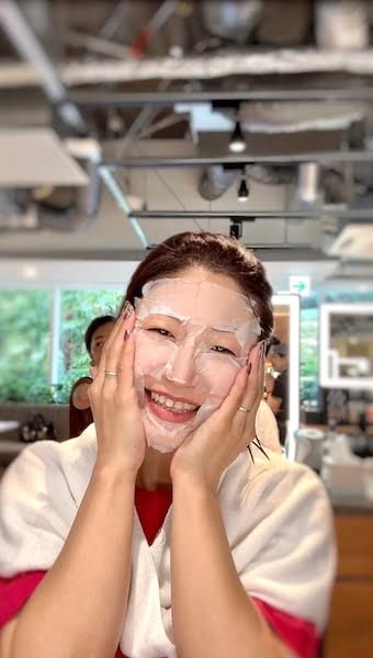 美肌スキンケアレッスン、保湿、笑顔、